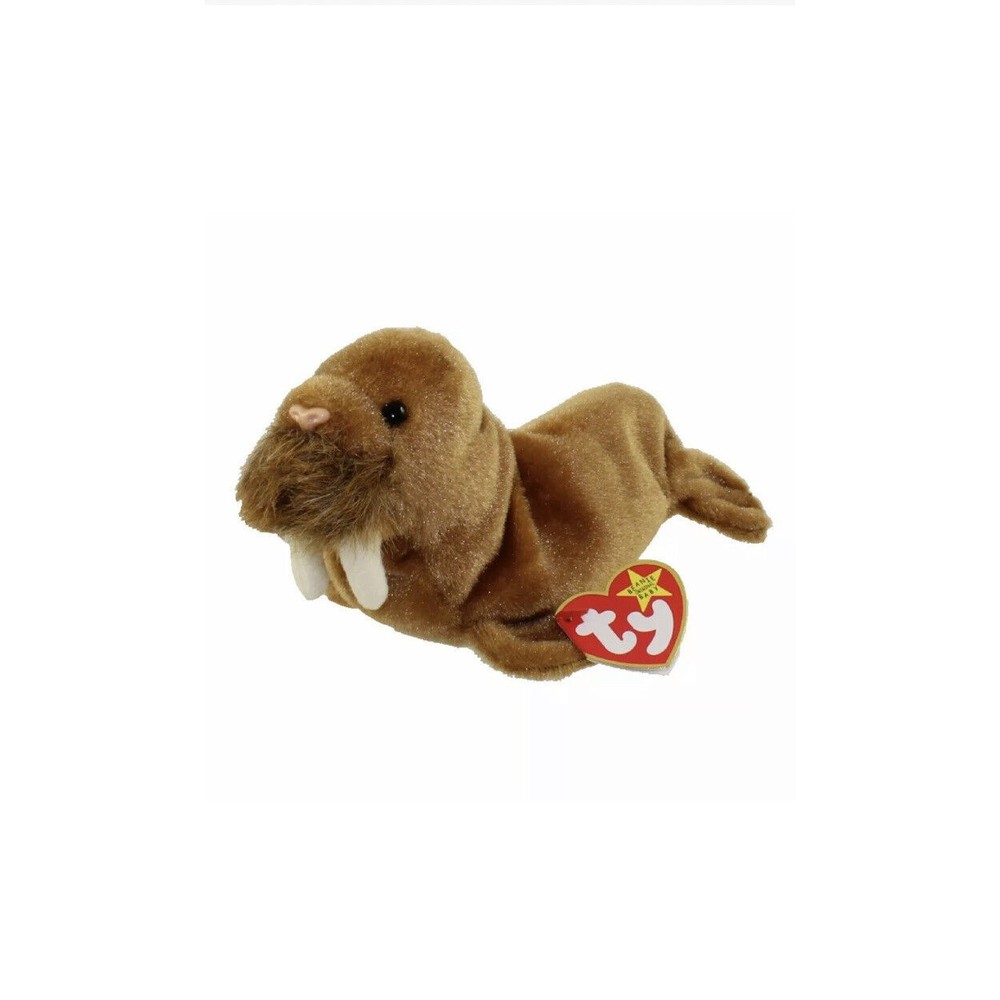 TY Beanie Baby - PAUL the Walrus (7 inch) - MWMT's Stuffed Animal Toy